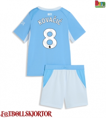 Manchester City Mateo Kovacic #8 Hemmakläder Barn 2026-27 Kortärmad (+ Korta byxor)